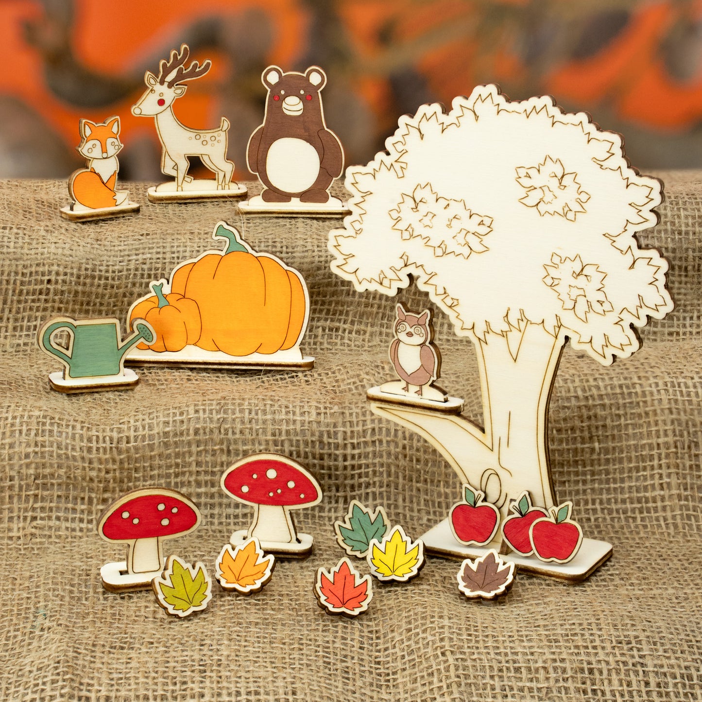 Holz Spielewelt Herbst