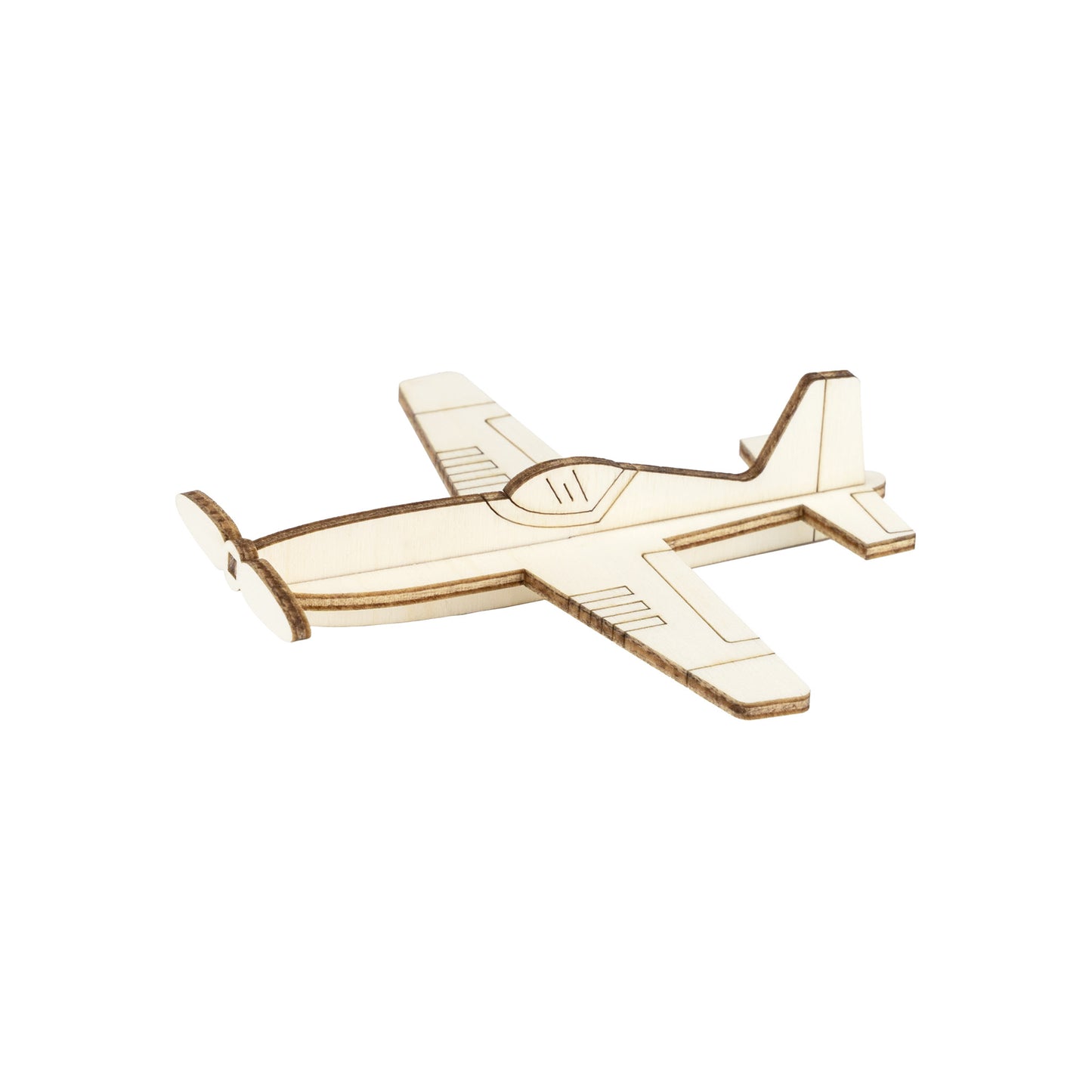 Holz Steckteil Flugzeug