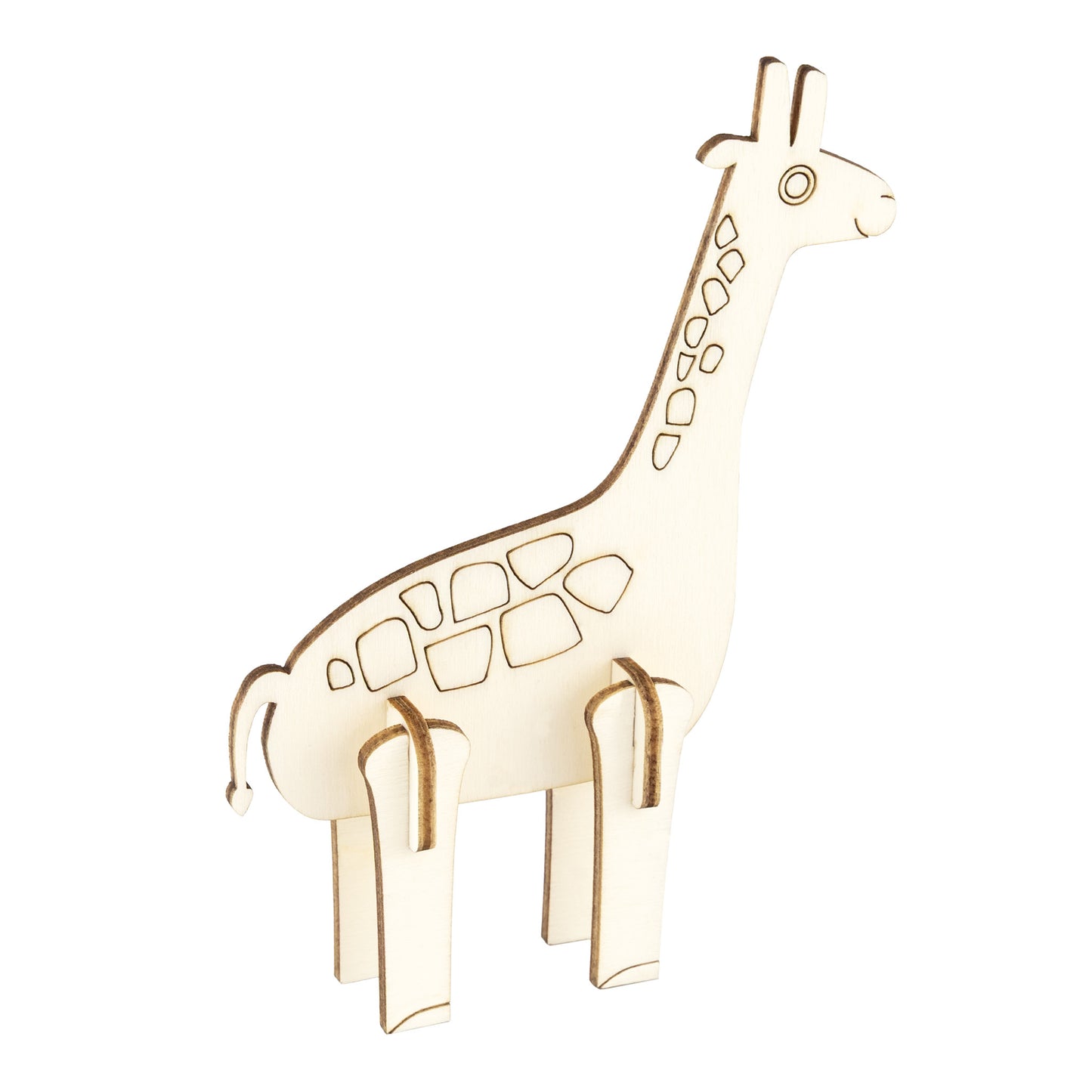 Holz Steckteil Giraffe