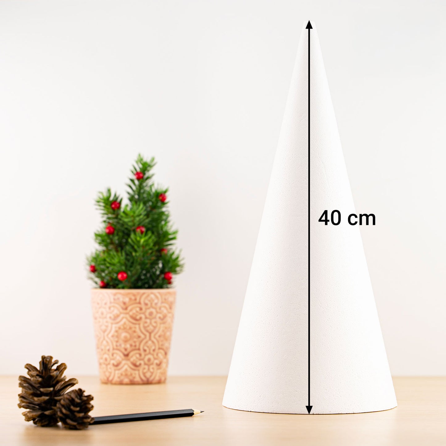 Styropor Kegel 400 mm