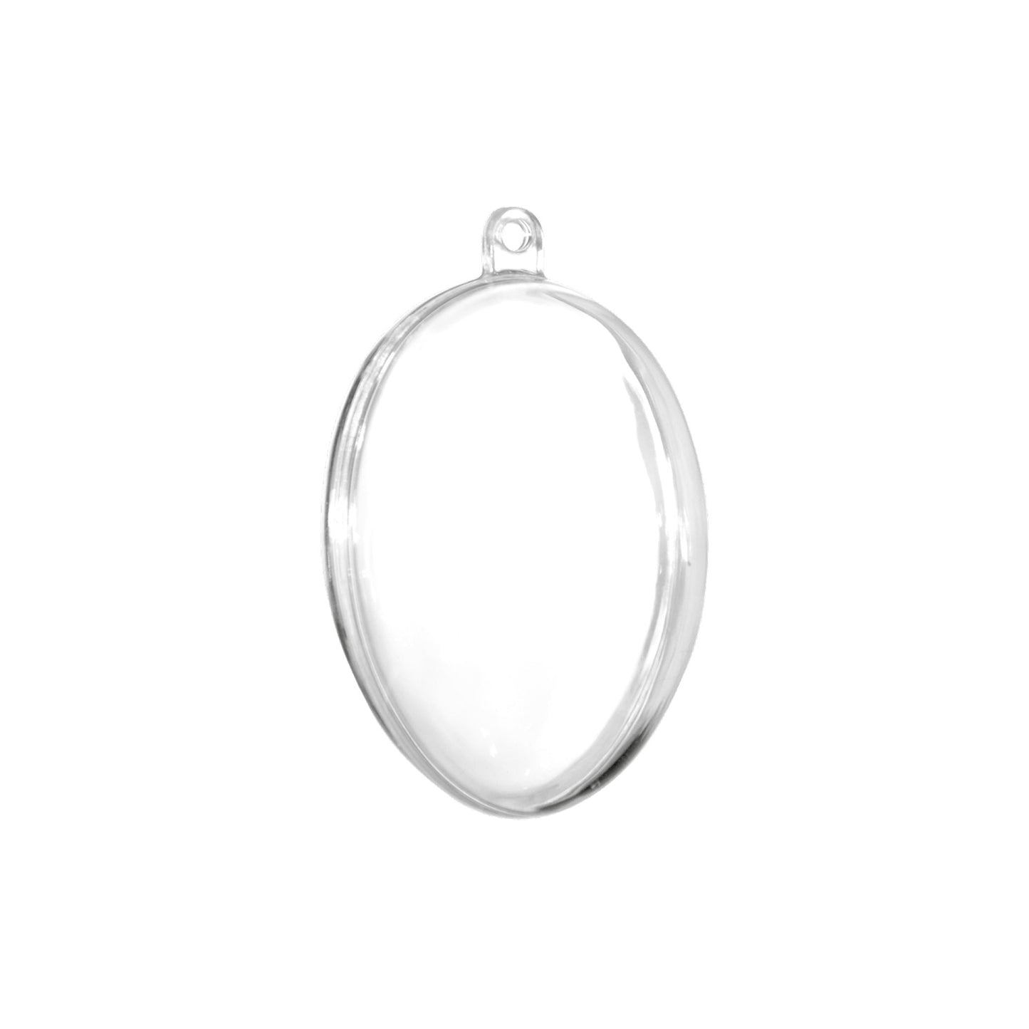 Kunststoff Ei transparent 80 mm 5 St.