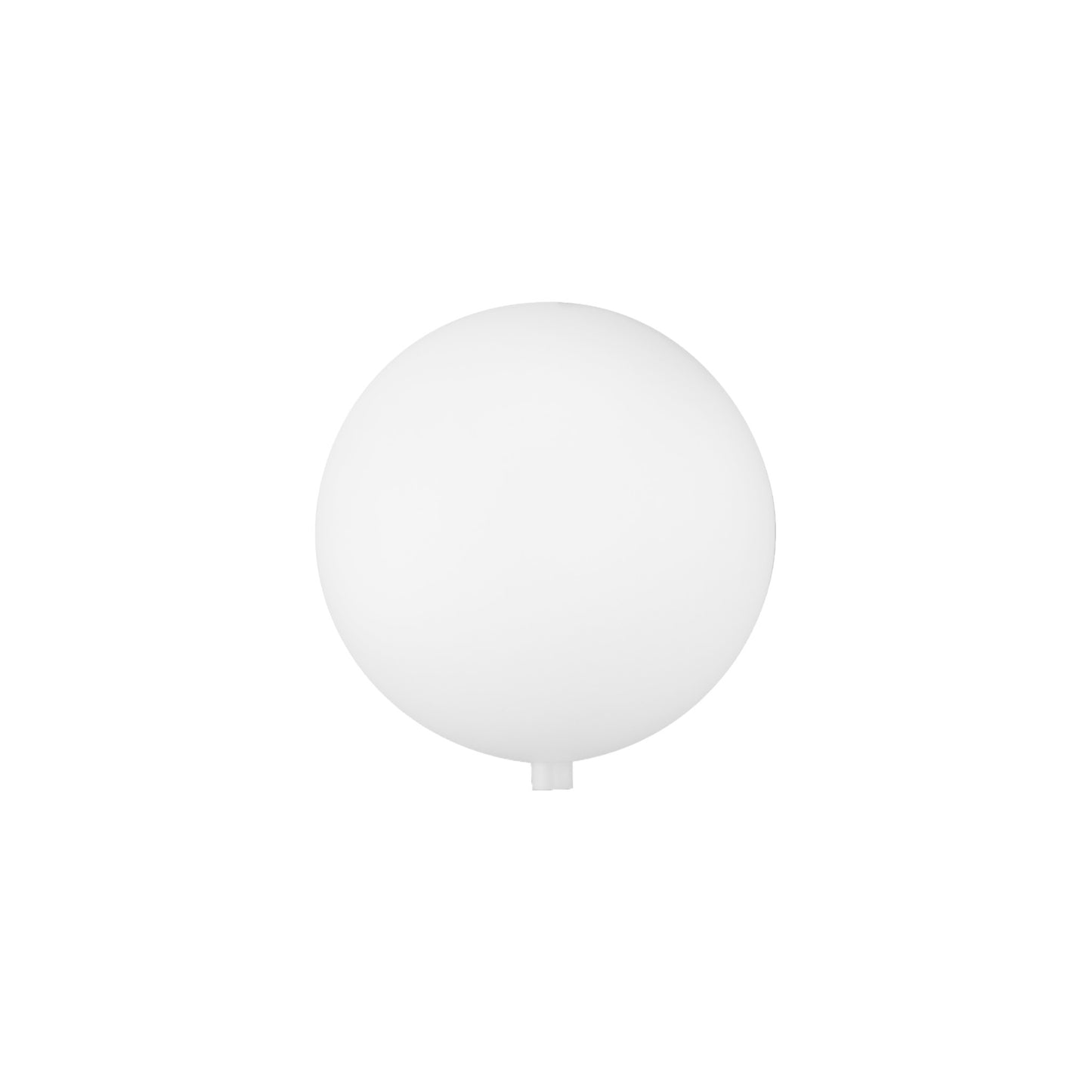 Kunststoff Kugeln mit Stutzen weiss 100 mm