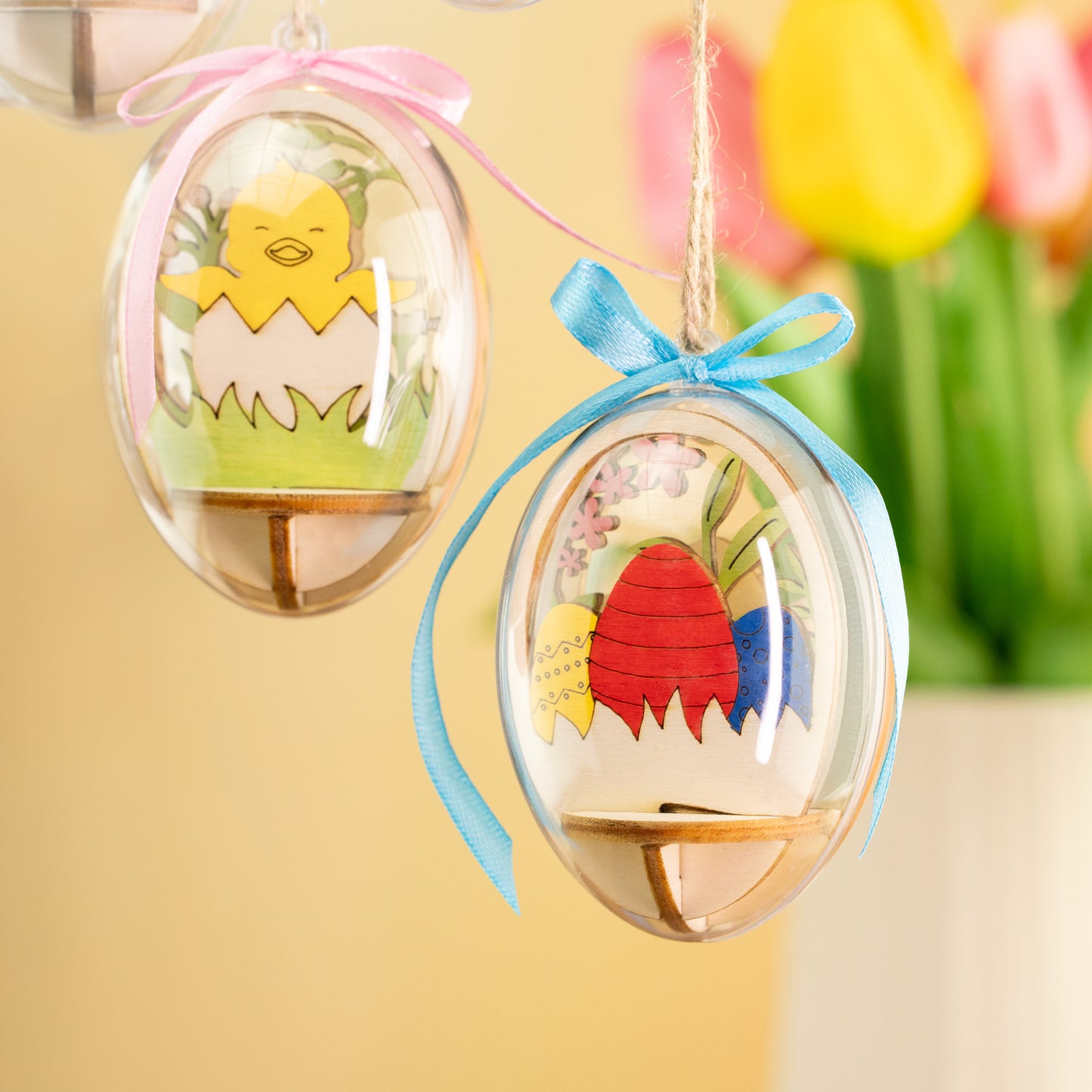 Holz Steckteil Set Ostereier für Acryleier
