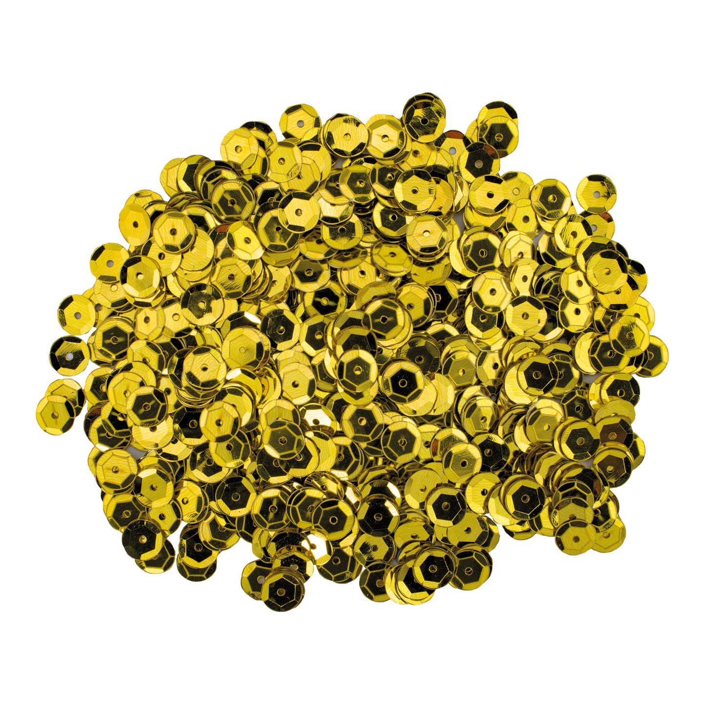 Pailletten gold, 8 mm