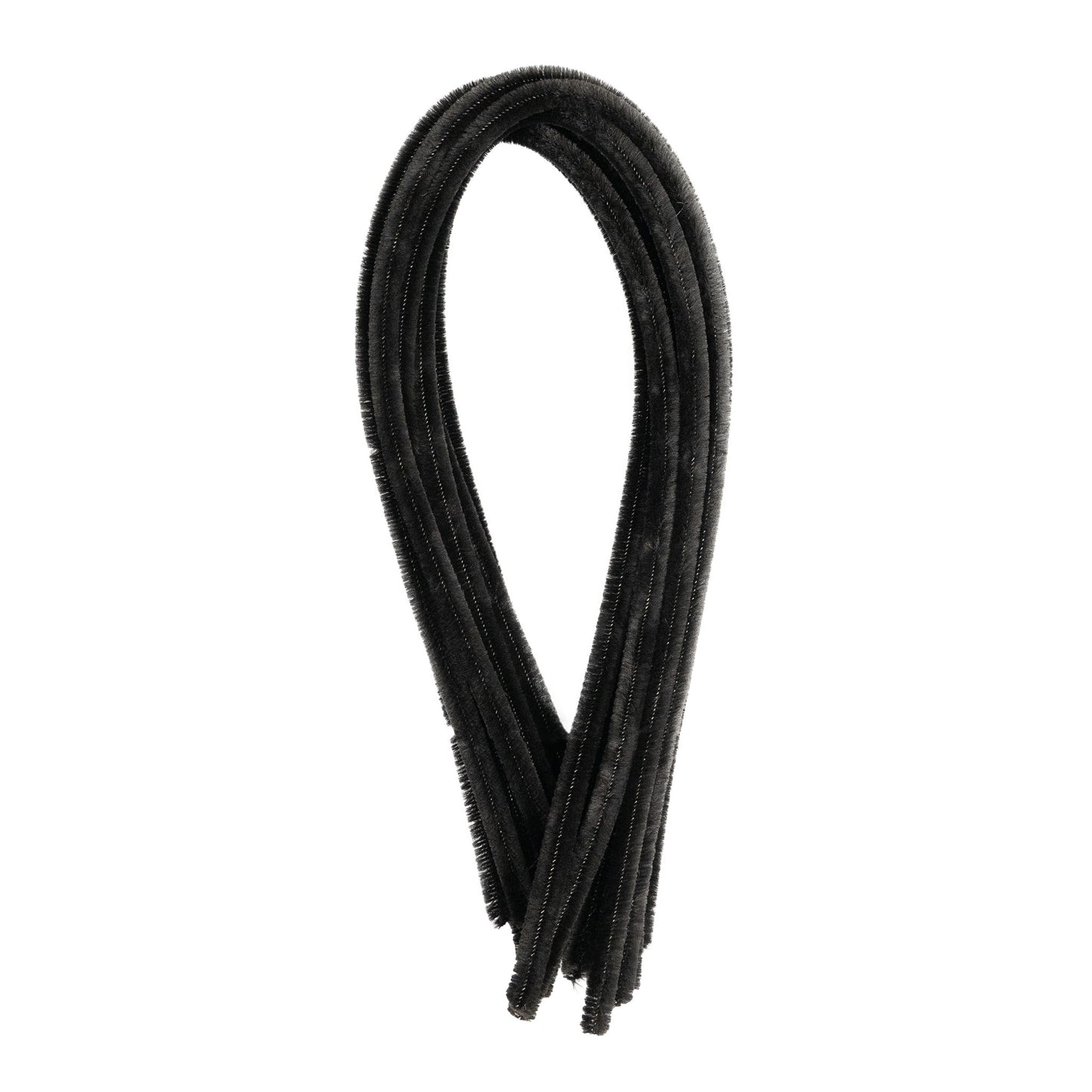 Pfeifenputzer 8 mm x 500 mm schwarz 10 St.