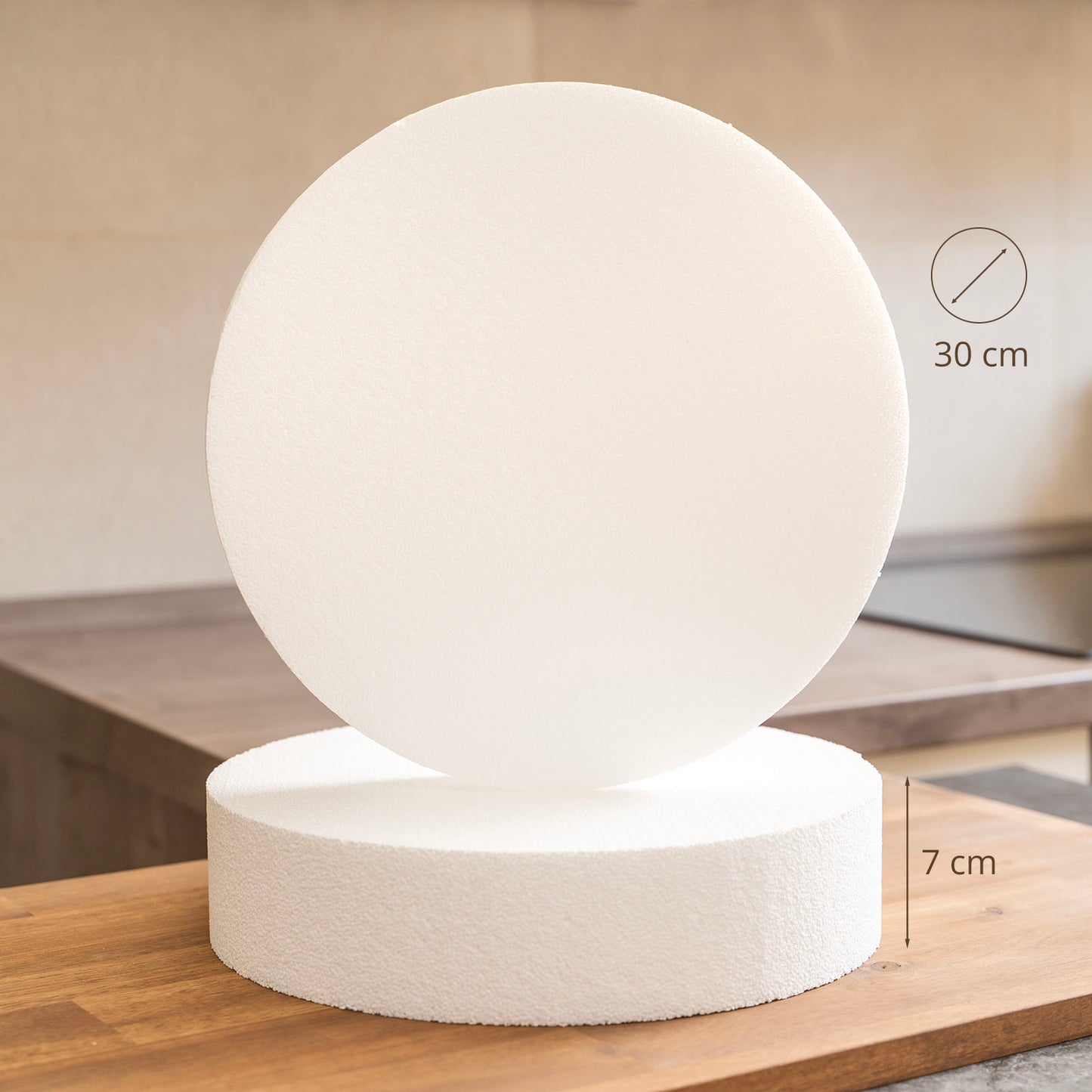 Styropor Scheibe 300x70mm