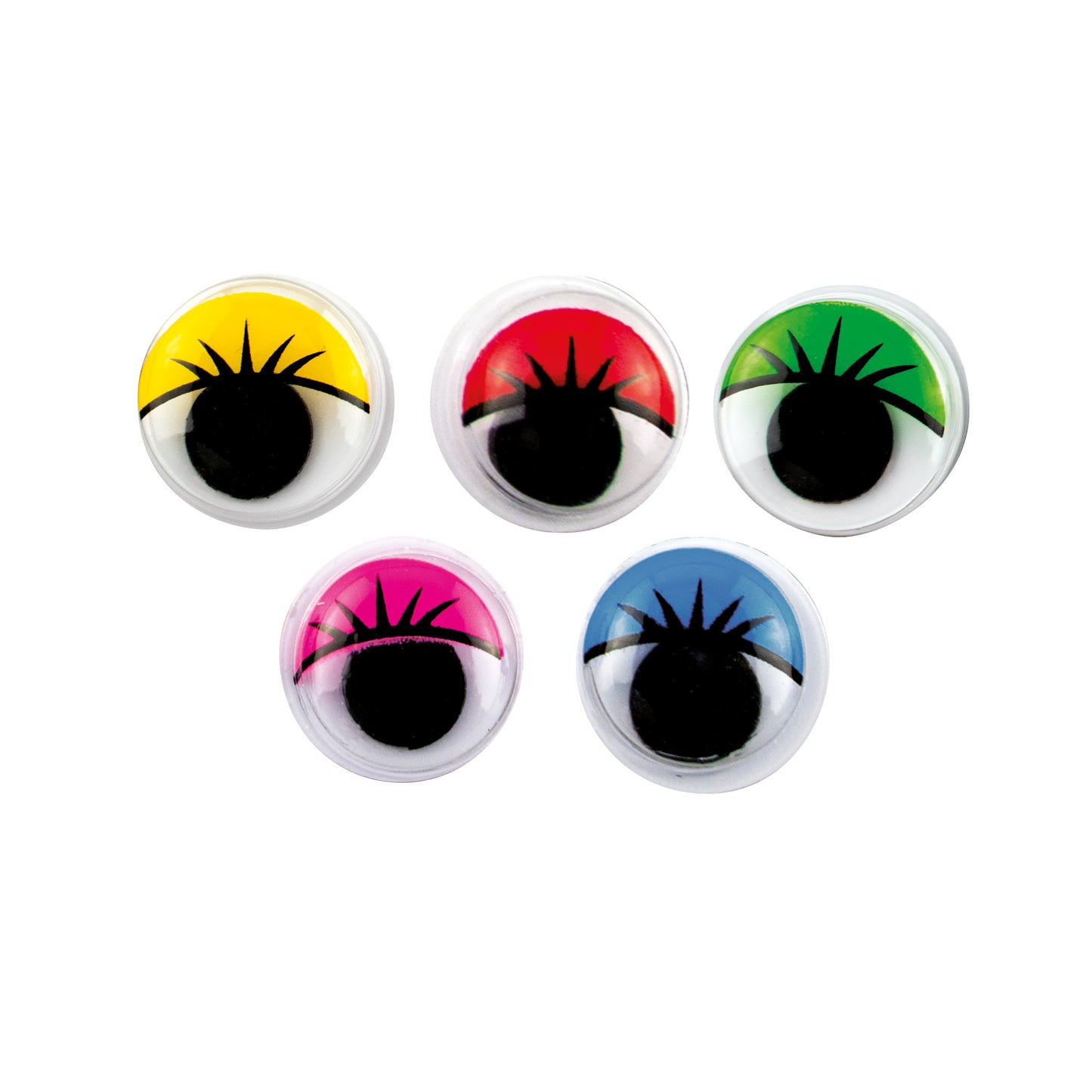 Wackelaugen 10 mm bunt 100 St.