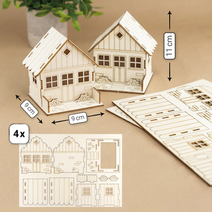 Holz Haus 100 x 90 mm