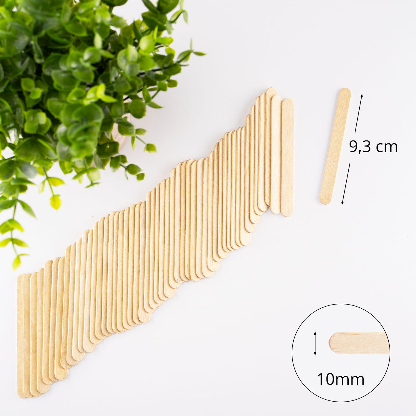 Bastelhölzer 93x10x2 mm natur 50 St.