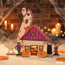 Holz Halloween-Haus
