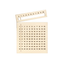 Holz Rechentafel Einmaleins 125 x 155 mm