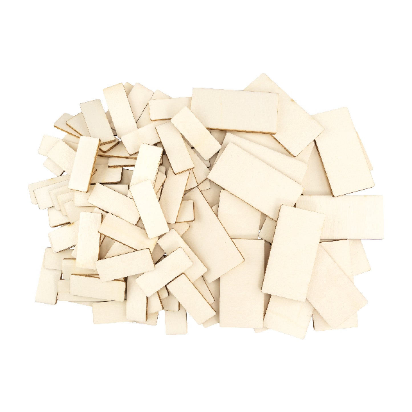 Holz Rechteck Set 20 x 50 mm, 40 x 80 mm