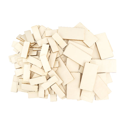 Holz Rechteck Set 20 x 50 mm, 40 x 80 mm