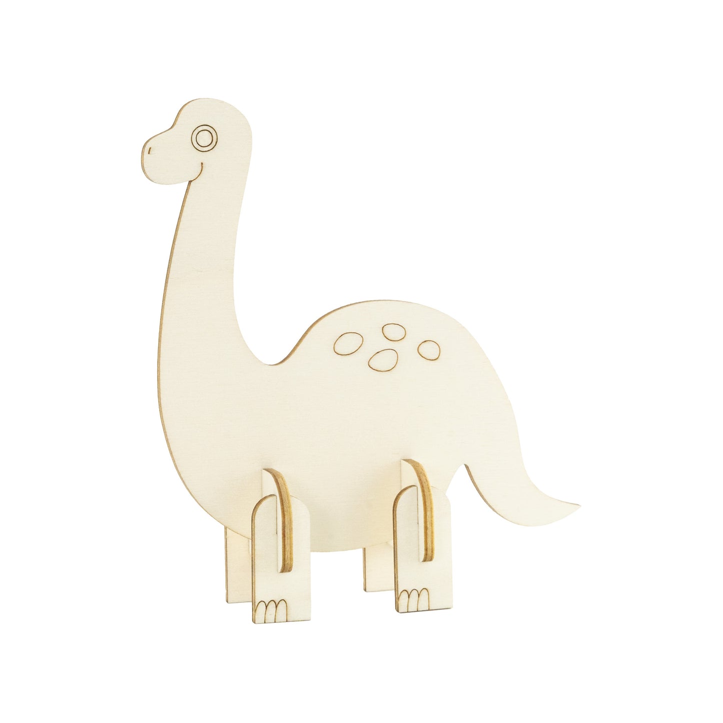 Holz Steckteil Brontosaurus