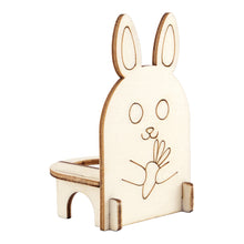 Holz Steckteil Eierbecher, Hase