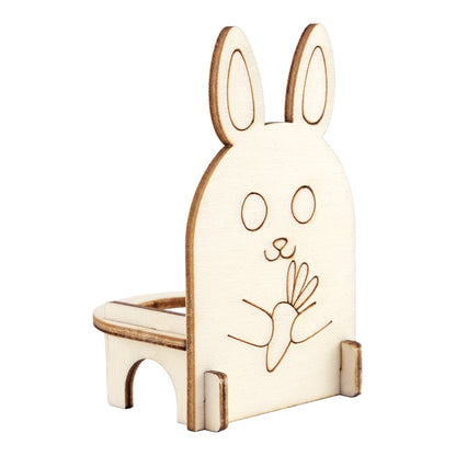 Holz Steckteil Eierbecher, Hase