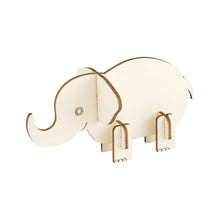 Holz Steckteil Elefant