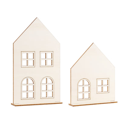 Holz Steckteil Häuser