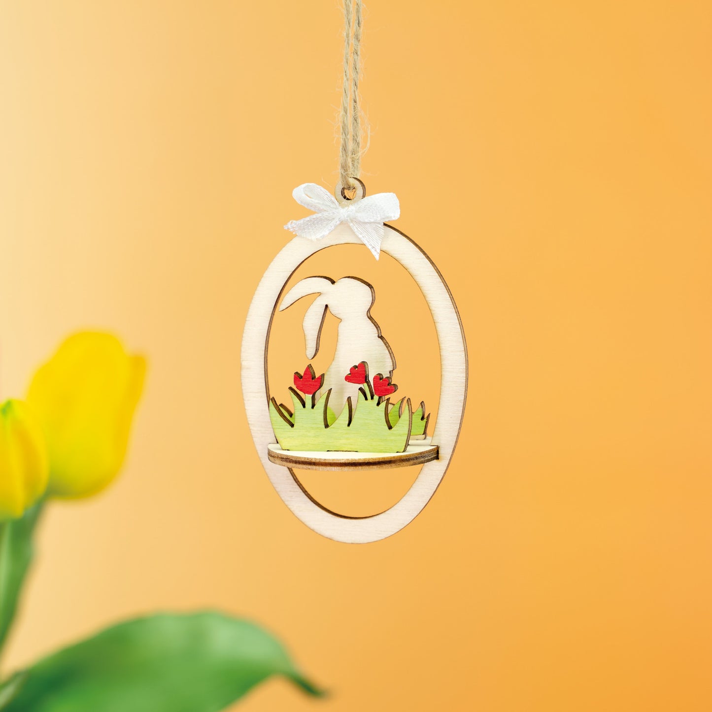 Holz Steckteil Osterhase