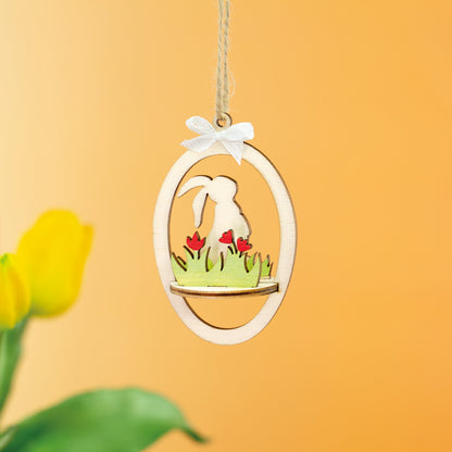 Holz Steckteil Osterhase
