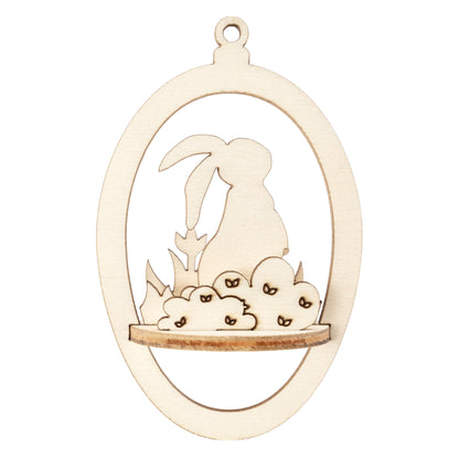 Holz Steckteil Osterhase