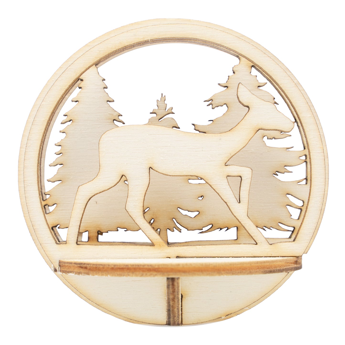 Holz Steckteil Reh