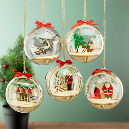 Holz Steckteil Set Weihnachten