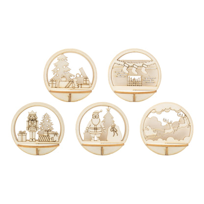 Holz Steckteil Set Weihnachten