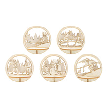 Holz Steckteil Set Winterspaß