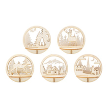 Holz Steckteil Set Winterwald