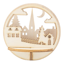 Holz Steckteil Winterdorf