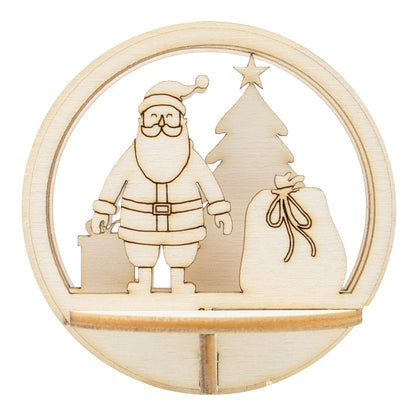 Holz Steckteil Weihnachtsmann