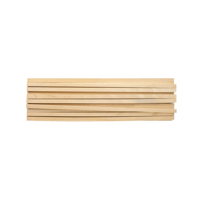 Holzstaebe quadratisch 300x8x8 mm 25 St.