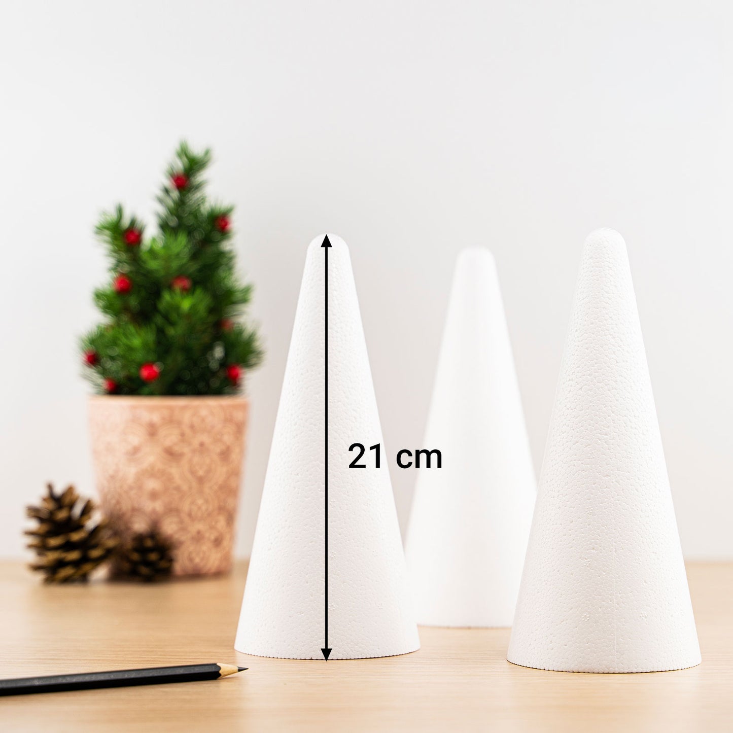Styropor Kegel 200 mm