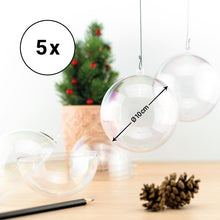 Kunststoff Kugel transparent 100 mm 5 St.
