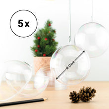 Kunststoff Kugel transparent 120 mm 5 St.