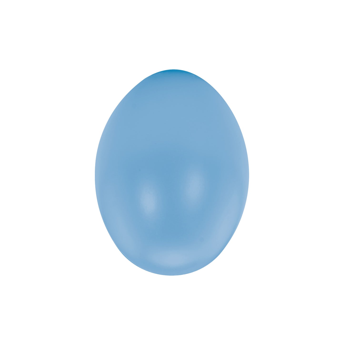 Kunststoff Eier 38 mm hellblau 25 St.