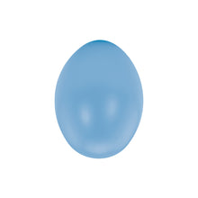 Kunststoff Eier 38 mm hellblau 25 St.