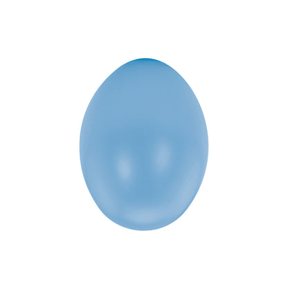 Kunststoff Eier 38 mm hellblau 25 St.