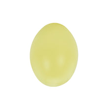 Kunststoff Eier 38 mm hellgelb 25 St.