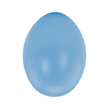 Kunststoff Eier 45 mm hellblau 25 St.