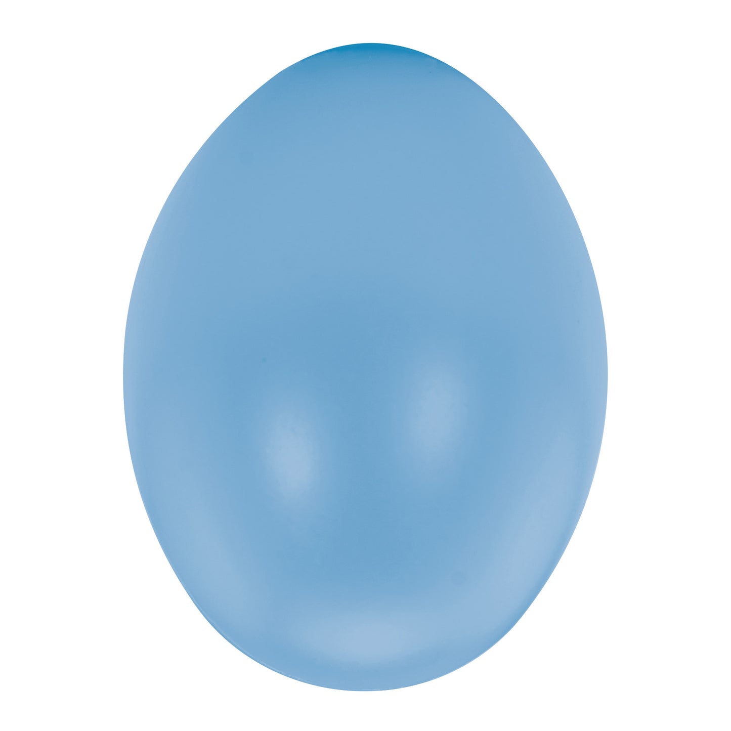 Kunststoff Eier 60 mm hellblau 25 St.