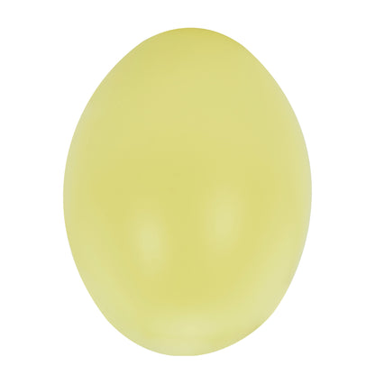 Kunststoff Eier 60 mm hellgelb 25 St.