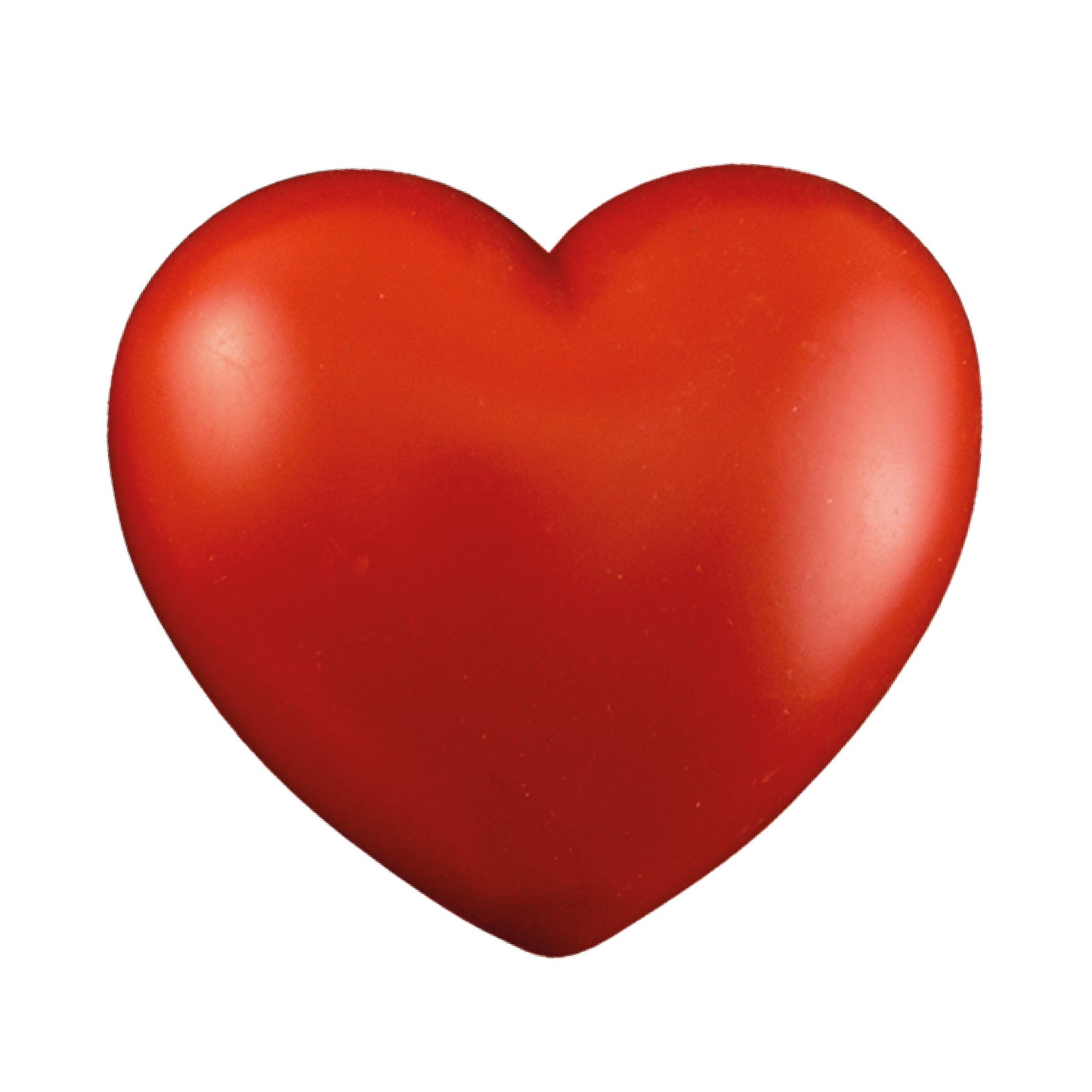 Kunststoff Herz 95 mm rot