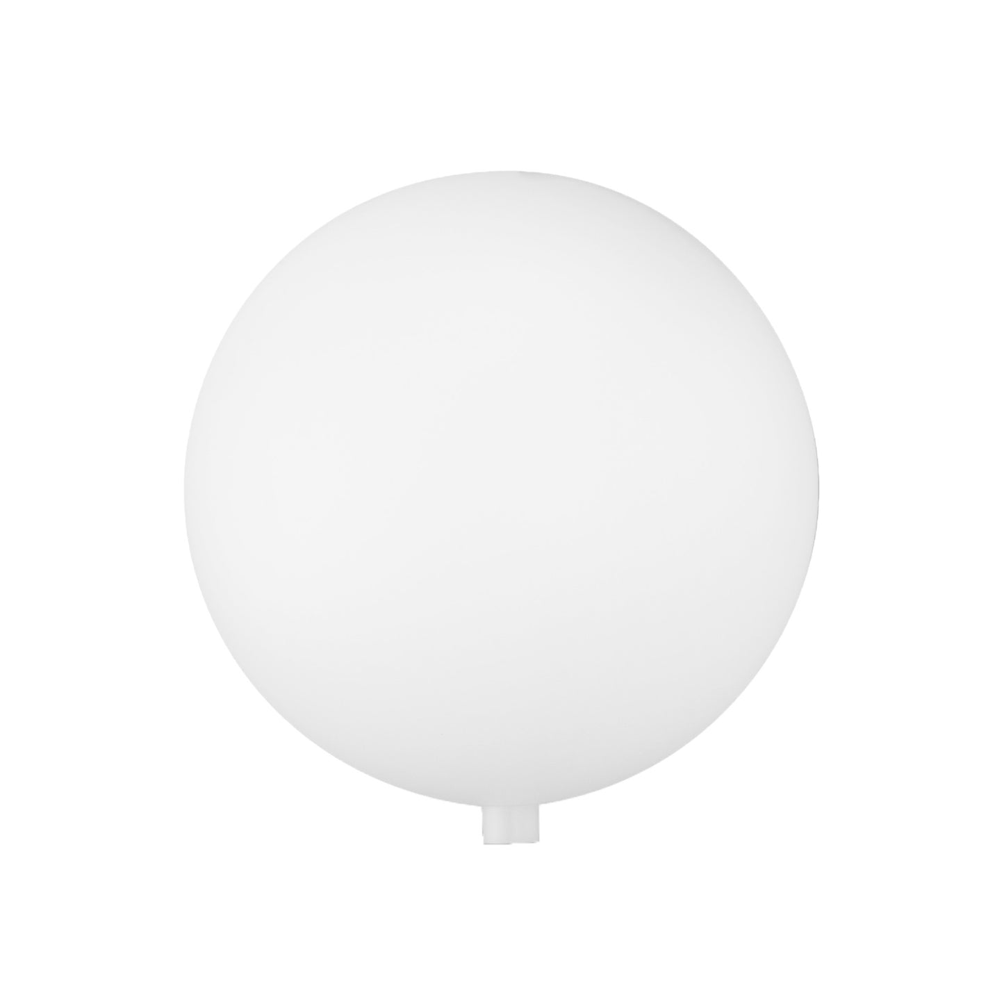 Kunststoff Kugeln mit Stutzen weiss 150 mm