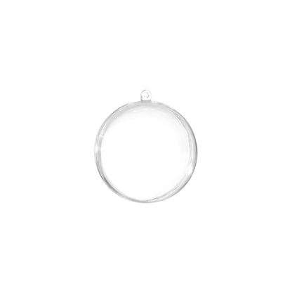 Kunststoff Kugel transparent 80 mm 5 St.