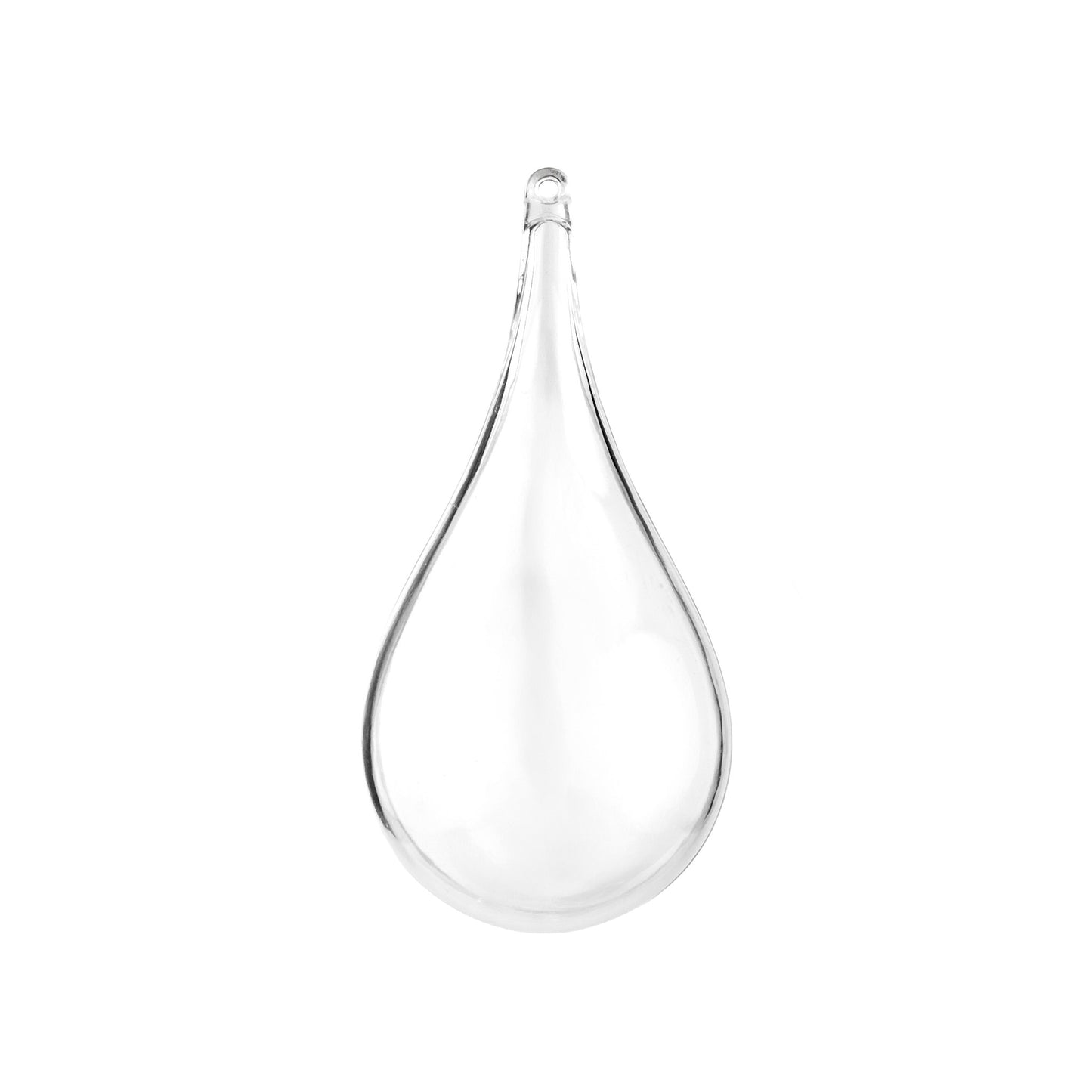Kunststoff Tropfen transparent 110 mm 5 St.