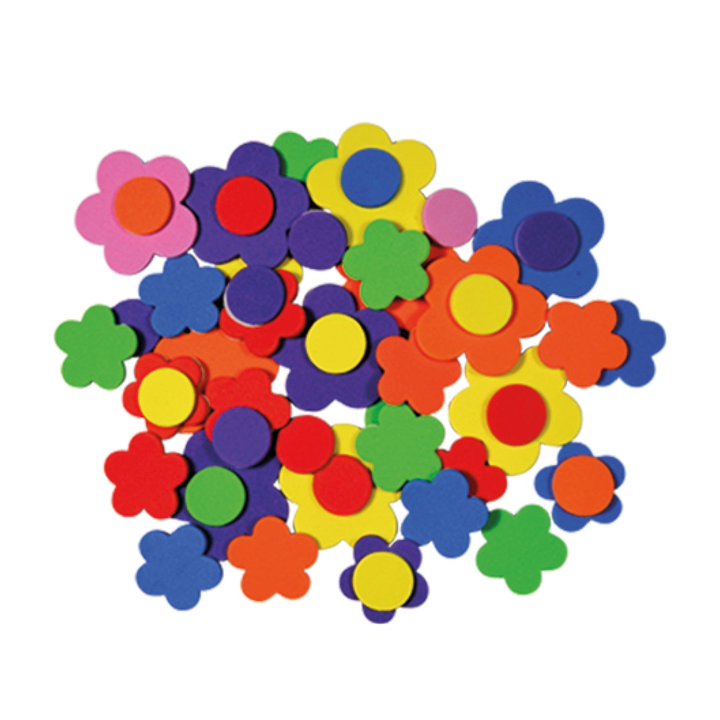 Moosgummi Formen Blumen 20 St.