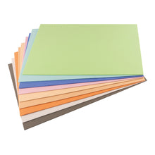Moosgummiplatten bunt Pastell Farben 10 St.