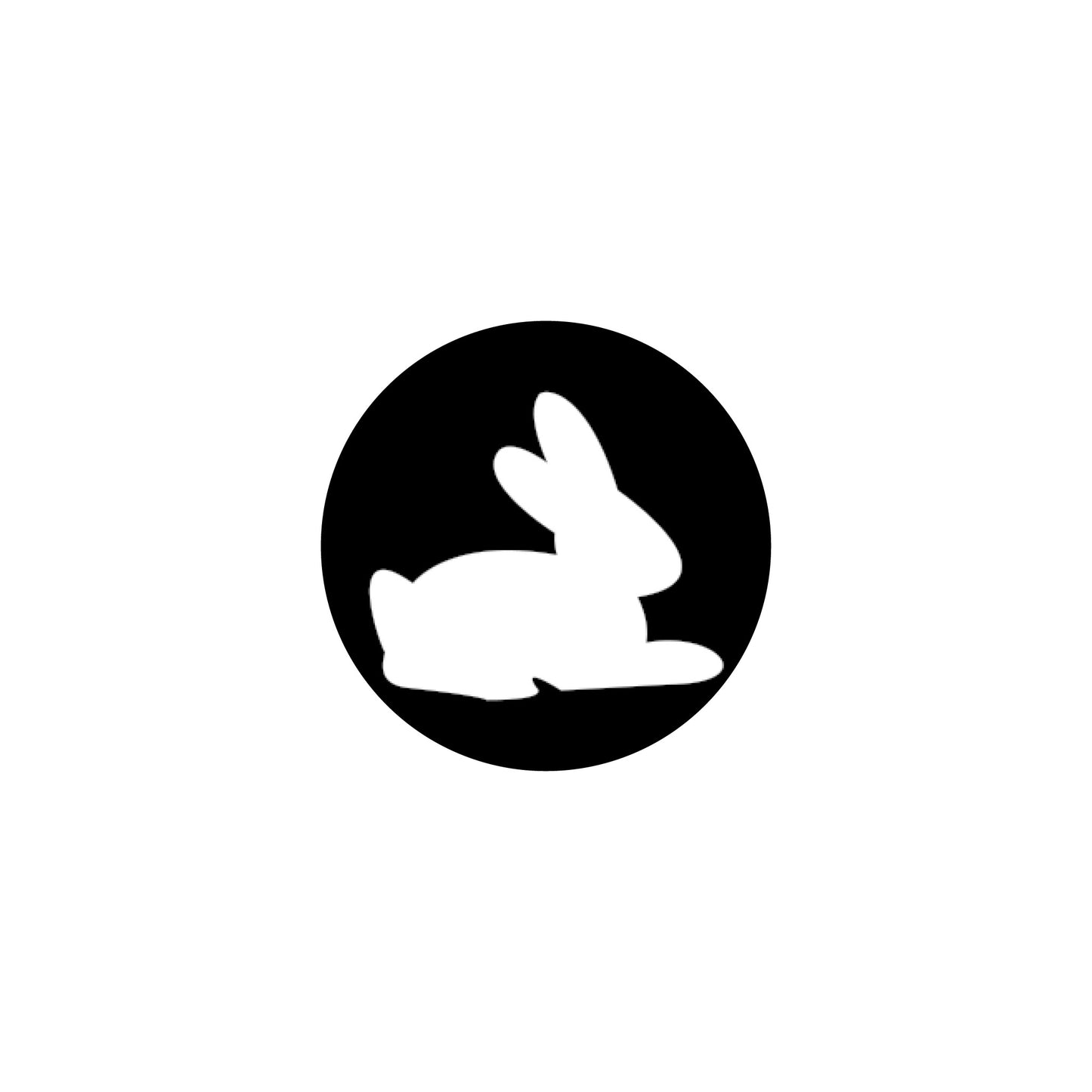 Motivstanzer Hase sitzend 2,54 cm